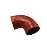 4" Grooved Coupling 90-Degree Pipe Elbow