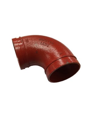 4" Grooved Coupling 90-Degree Pipe Elbow