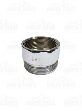 Red Head Brass, LLC. 2.5" NH Male X 2.5" NPT Female Chrome Internal Rocker Fitting