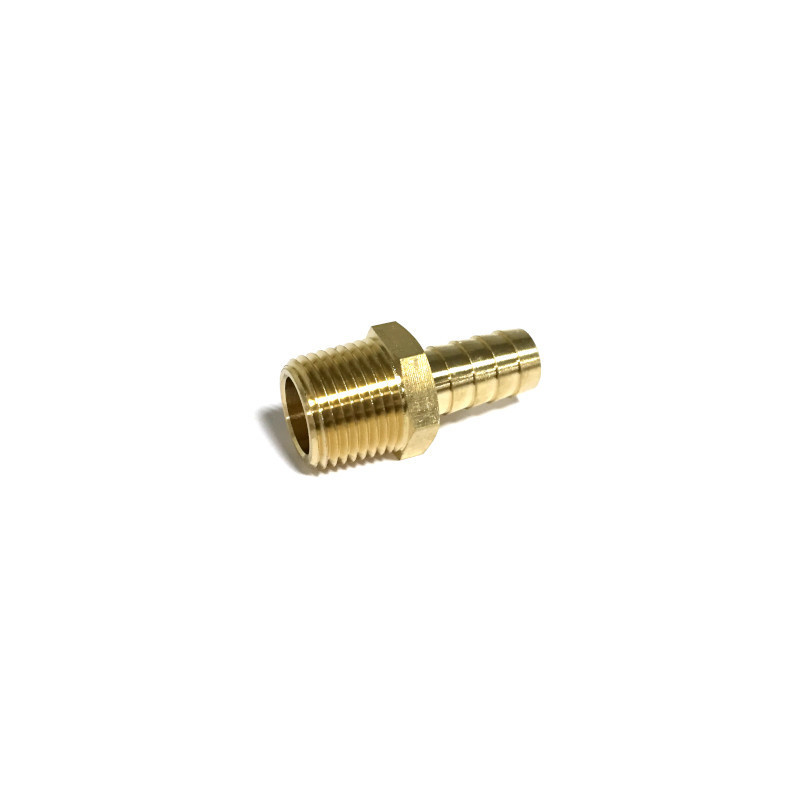 Brass 1/2" NPT Male X 1/2" Hose Barb Fitting 32017