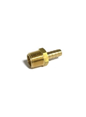 Brass 1/2" NPT Male x 3/8" Hose Barb Fitting 32014