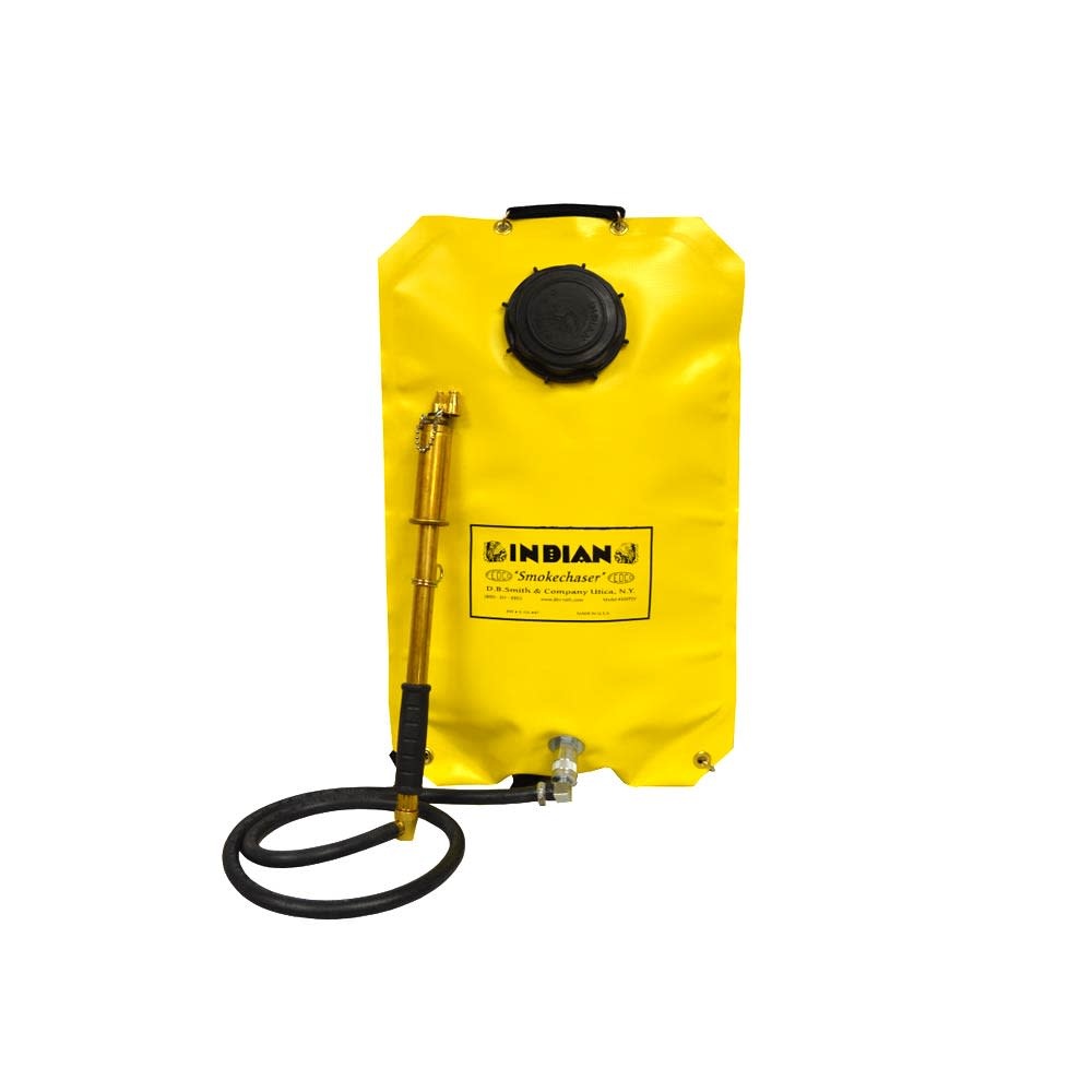 The Fountainhead Group Fountainhead Group Indian™ SmokeChaser FSV500PG 5-Gallon Collapsible Vinyl Bag with FEDCO FPG100 Brass Pistol Grip Fire Pump