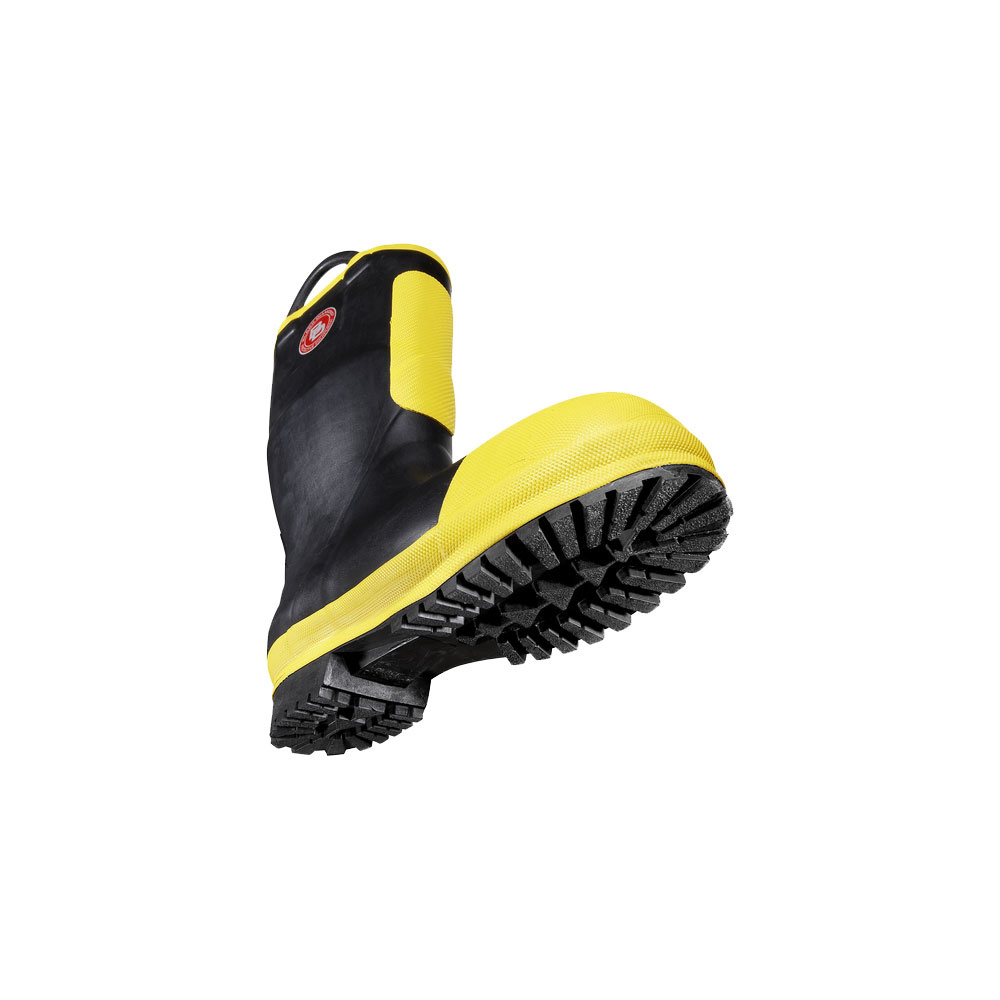 Black diamond top firefighter boots