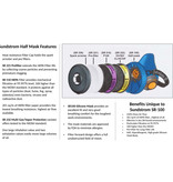 Hot Shield USA HS-4 Mask Combo (Mask, Storage Pouch and Respirator)