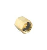 Green Thumb Double Female 3/4" NPT x 3/4" NH Threaded Pipe to Hose Connector, Brass