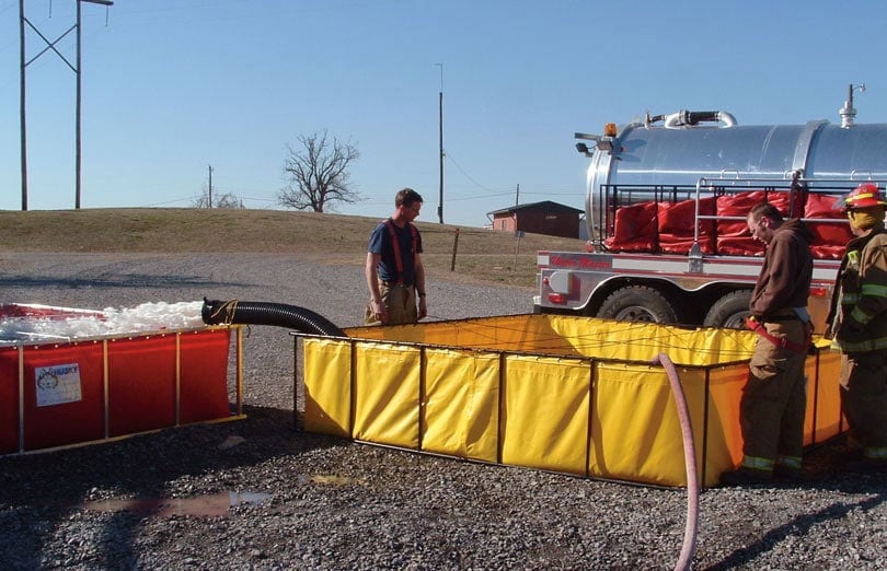 Husky Portable Husky® ALF-3000 Yellow 22oz Exlon® Folding Tank