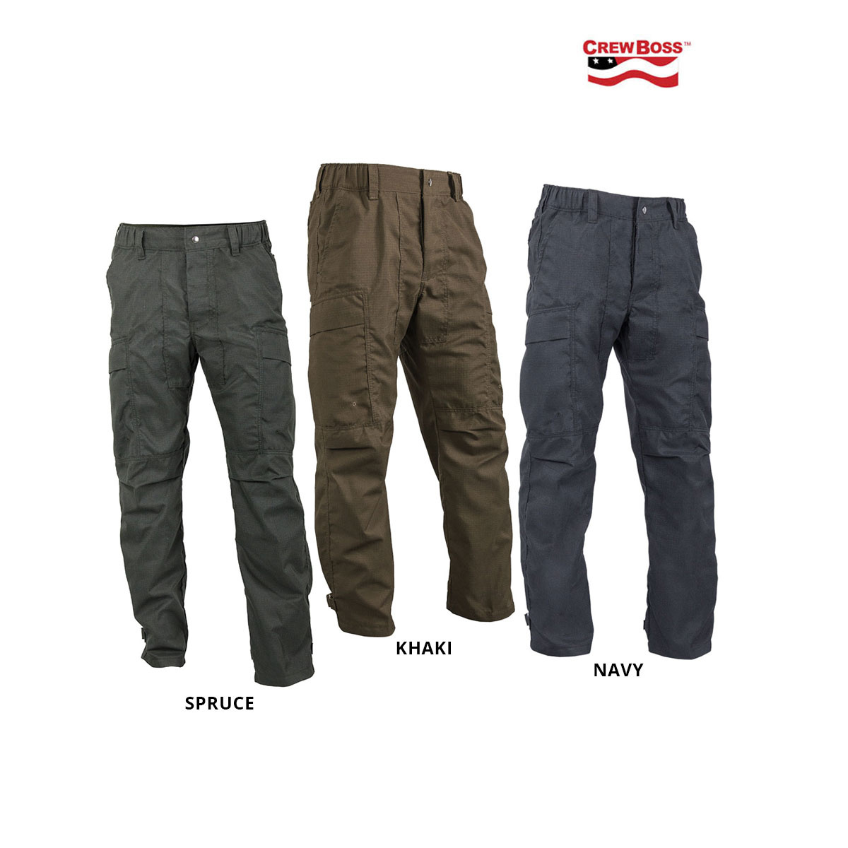 CrewBoss CrewBoss 7.0oz Advance® Elite Brush Pant