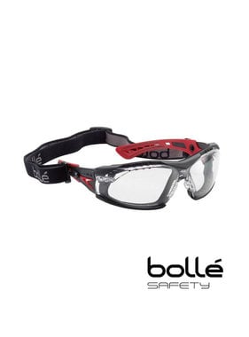 Bolle Rush+ Assembled Safety Goggles (Clear Lens)