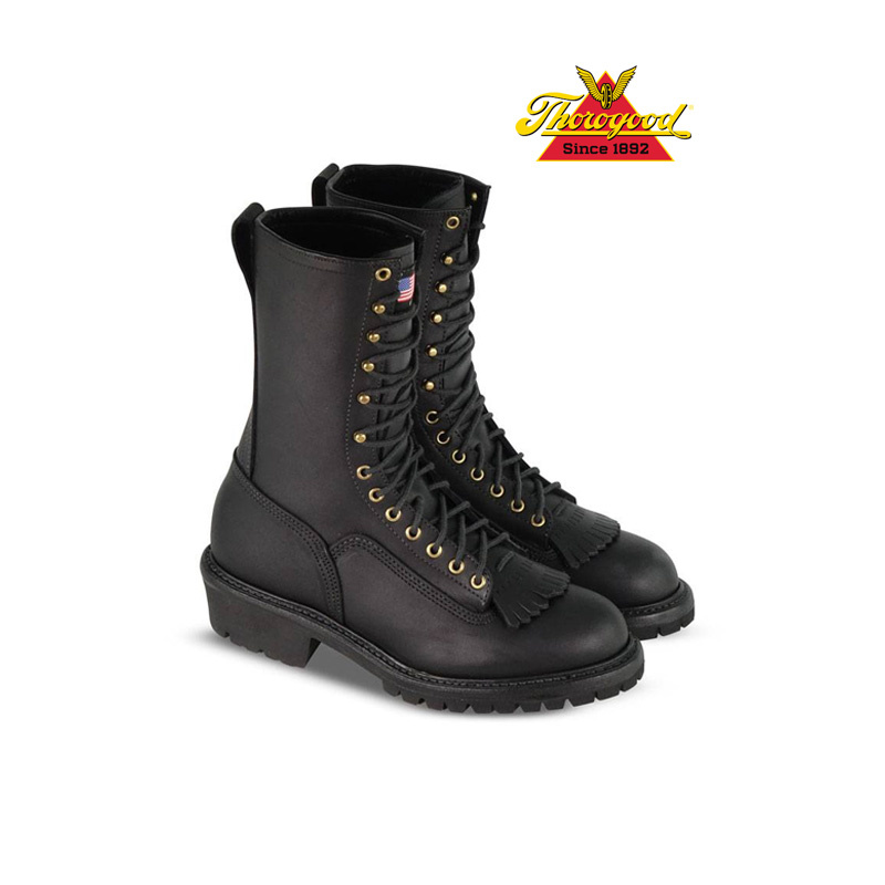 thorogood leather fire boots