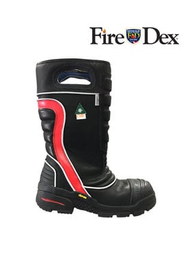 Fire-Dex Red Leather Firefighting Boot