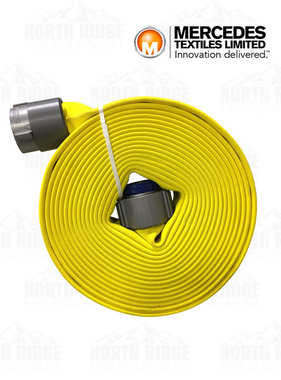 Mercedes Textiles MD-800™ 3" (Coupled 2.5" NH) x 50 ft. Yellow Color Treated Fire Hose