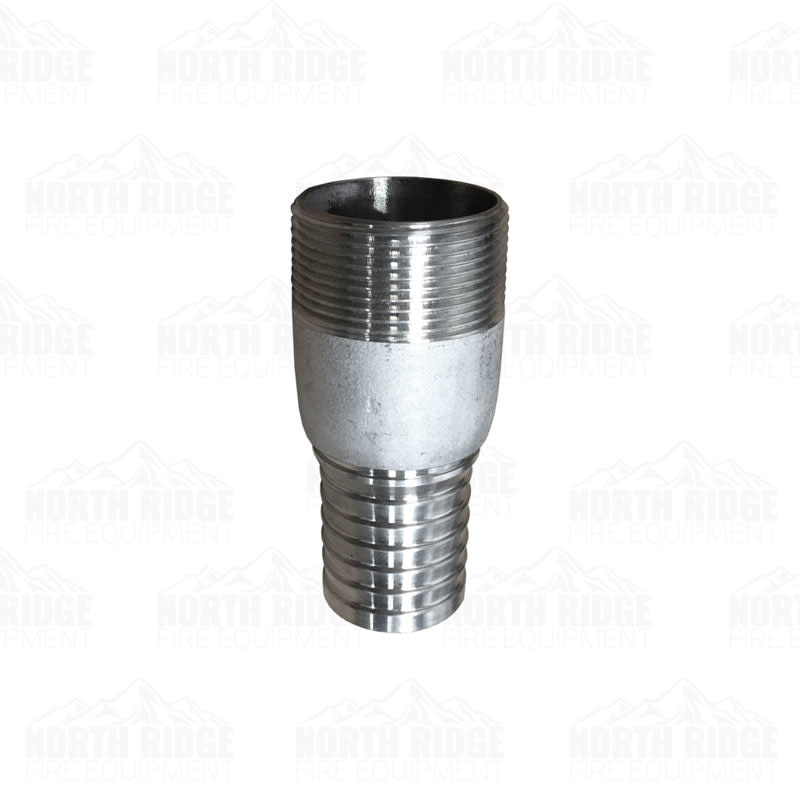 Hale 1.5" Stainless Steel Barb x NPT Male Hose Coupling