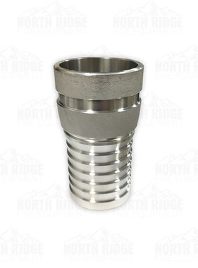 Hale 3" Grooved Coupling X Hose Barb King Nipple