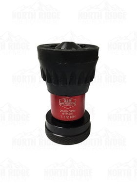 S&H Fire Products 1.5" NH Dual Range Nozzle (20-60 GPM)