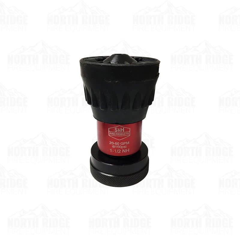 S&H Fire Products S&H 1.5" NH Dual Range Nozzle (20-60 GPM)