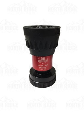 S&H Fire Products 1.5" NH Dual Range Nozzle (20-90 GPM)