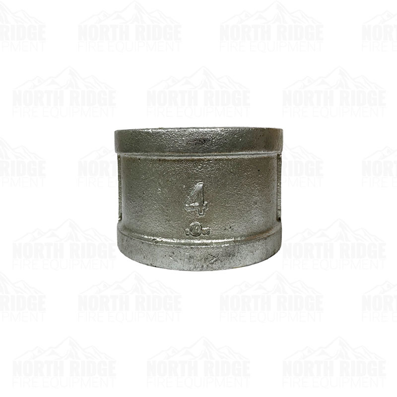 Legend Valve & Fitting 4" Galvanized Coupling