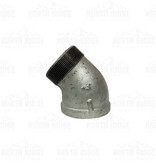 Legend Valve & Fitting 4" Galvanized 45-Degree Street Elbow