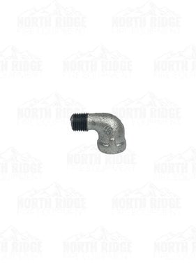 Legend Valve & Fitting 1/8" Galvanized 90-Degree Street Elbow