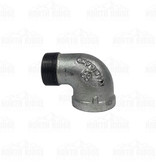 Legend Valve & Fitting 1 1/2" Galvanized 90-Degree Street Elbow