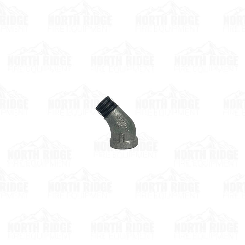 Legend Valve & Fitting 1/2" Galvanized 45-Degree Street Elbow