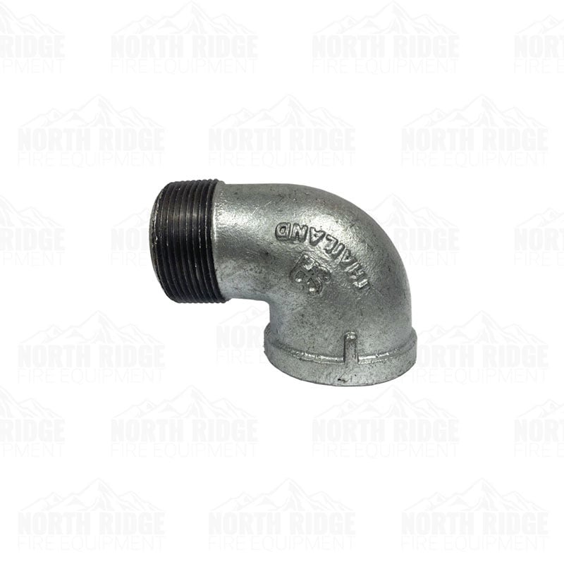 Legend Valve & Fitting 2 1/2" Galvanized 90-Degree Street Elbow