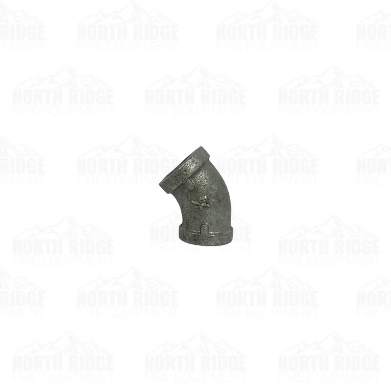 Legend Valve & Fitting 3/8" Galvanized 45-Degree Elbow