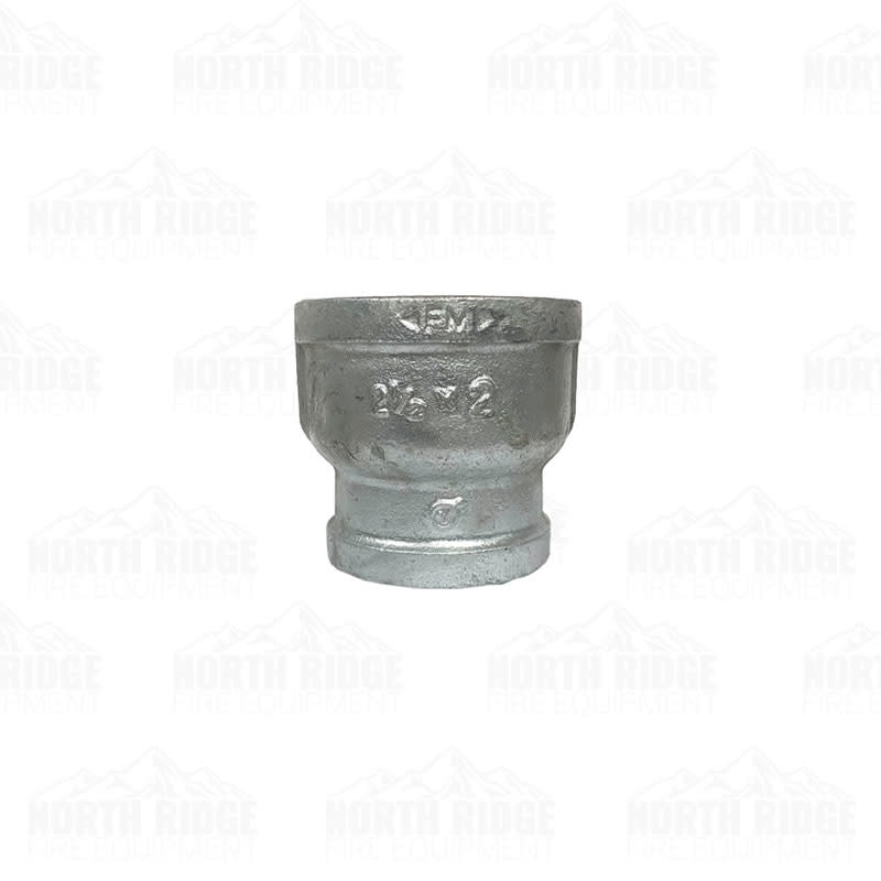 Legend Valve & Fitting 2 1/2" x 2" Galvanized Bell Reducer