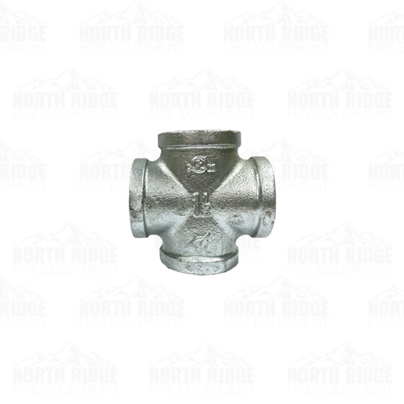 Legend Valve & Fitting 1 1/2" Galvanized Cross