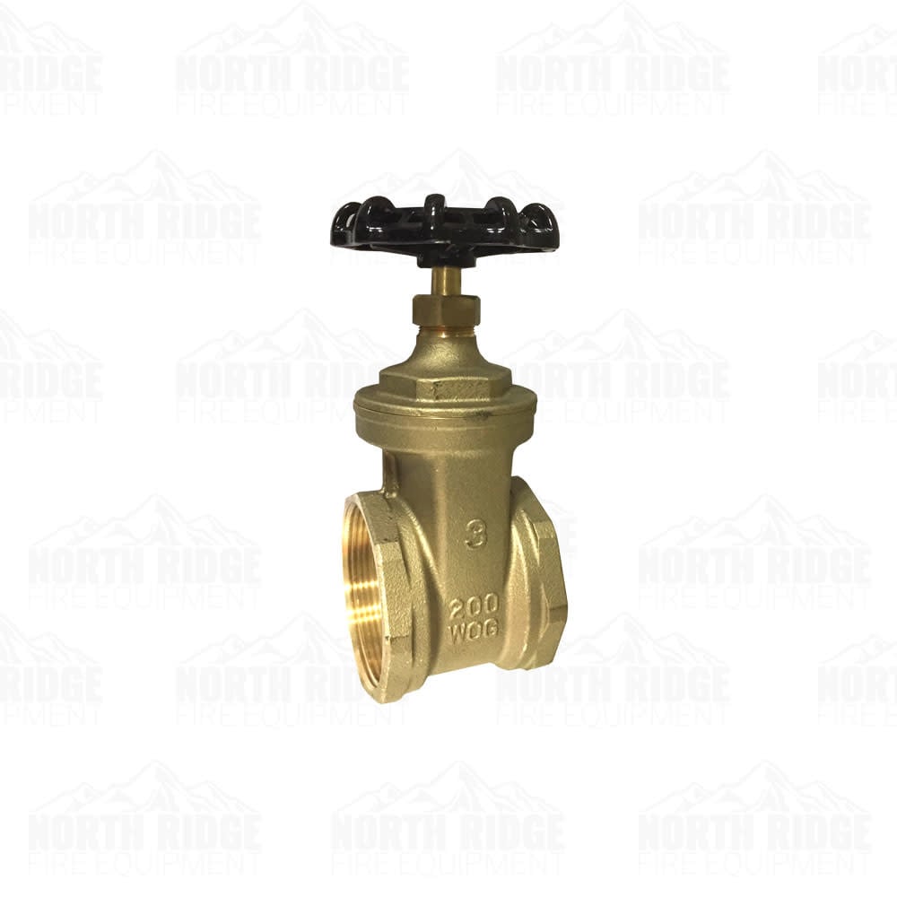 Legend Valve & Fitting 3" T-400 Brass Gate Valve