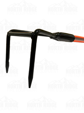 Leatherhead Tools Rubbish Hook, OAL 8', HiViz Orange Dog-Bone Pole
