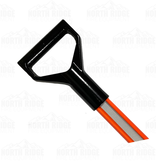 Leatherhead Tools Leatherhead Rubbish Hook, OAL 8', HiViz Orange Dog-Bone Pole with D-Handle