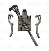 Red Head Brass, LLC. Red Head Triple Holder Set with Style 107 Hydrant Wrench
