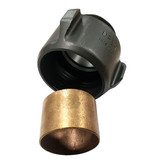 Red Head Brass, LLC. 2" NPSH Male X 2 9/16" Bowl Coupling (For Black Ribbed Hose)