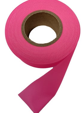 Glo Pink Flagging Tape, 150-ft.