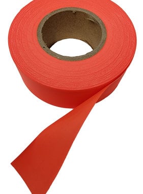 Pink Flagging Tape, 1-1/8in x 150ft