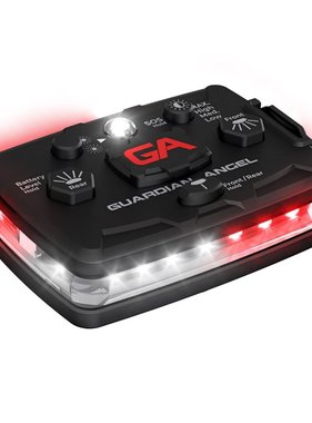 Guardian Angel Elite Series™ White/Red Wearable Safety Light