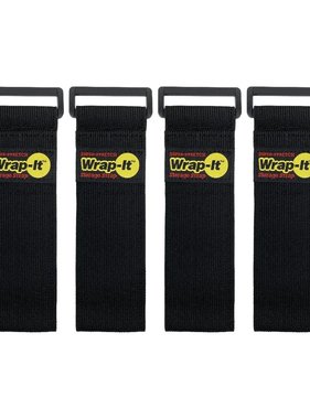 Wrap-It Storage Super-Stretch Storage Straps - 12-in. (4-Pack)