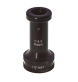 C&S Supply C&S Supply 1 1/2" NH Straight Bore Nozzle with 1" Outlet