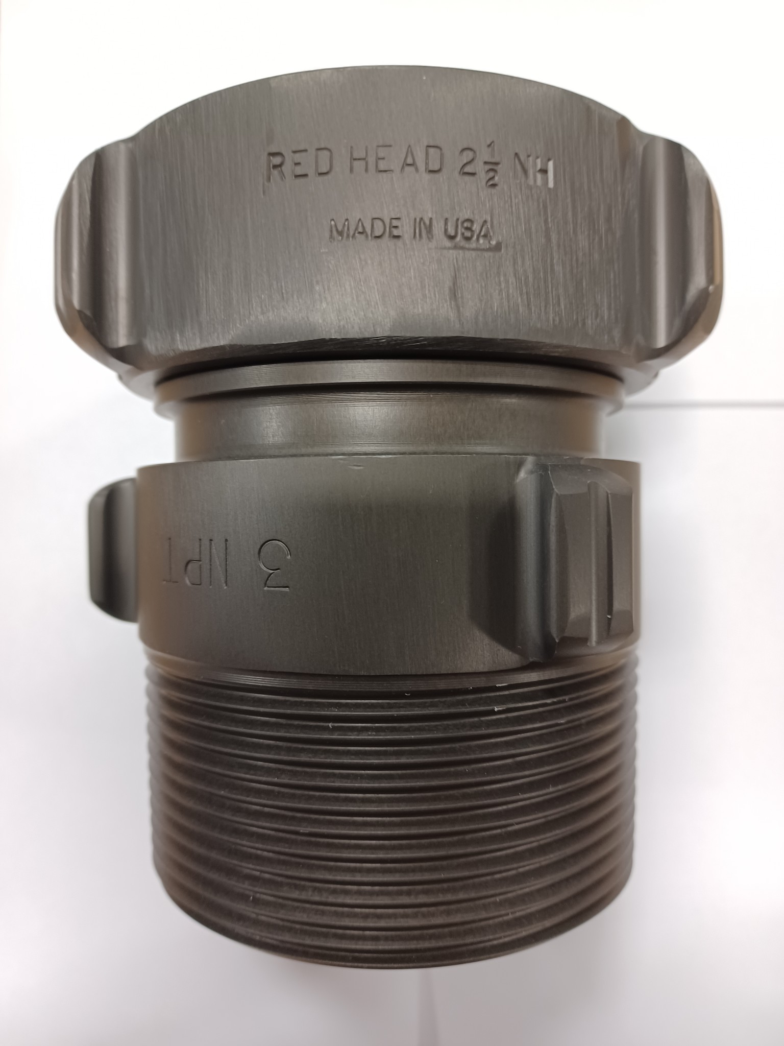 Red Head Brass, LLC. Red Head Rocker Lug 2.5" NH Swivel Female by 3" NPT  Male