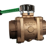 Akron Brass Akron 882500045 2.5" Valve w/ NPT Female Inlet and Outlet 9 1/4" TS Lever