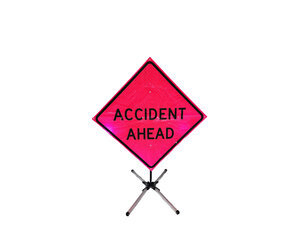 Cortina - Roll-Up Sign - Right Lane Closed Ahead W/Lxn & Velcro/Ahead -  Beacon Safety Supplies