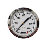Hale 91553941 3.5" -30-600 PSI Liquid Filled Gauge
