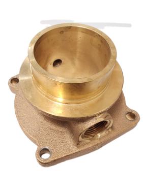 Akron Brass Akron V3-S 2.5" Valve Groove Flange with Drain and 3/4" NPT Port