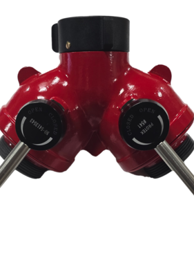 Protek Protek 6541 2.5" NH (F) Inlet x (2) 2.5" NH Outlet Gated Wye