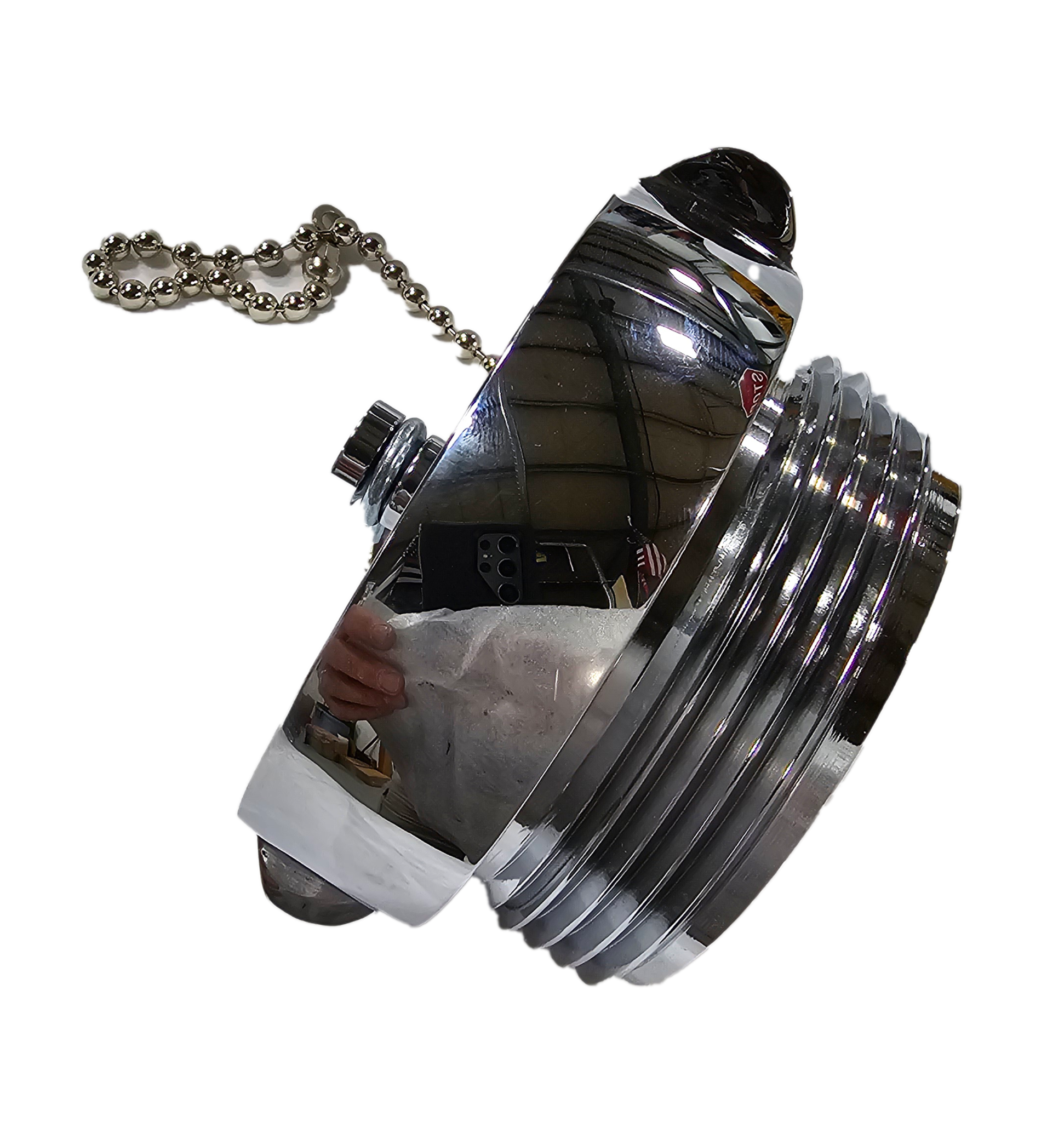 South Park Corp. South Park HPC3010AC 3" NH Chrome Plug W/Chain