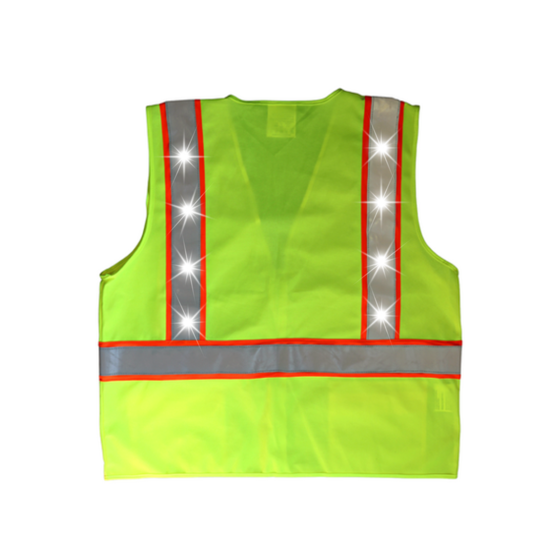 Stop-Lite SL SL-Vest-YXL Class 2 LED Safety Vest Yellow