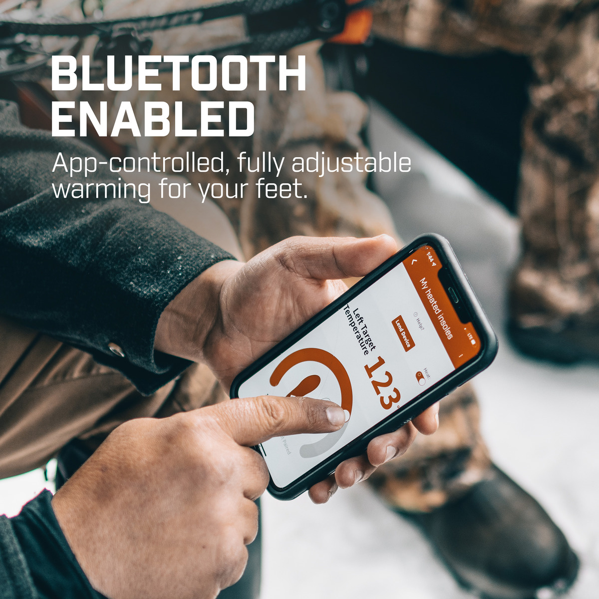 Thaw Thaw  Rechargeable Heated Insole with Bluetooth