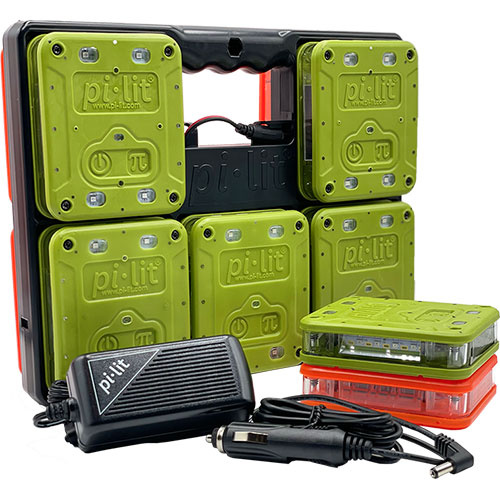 PI-LIT Pi-Lit ICSG2LZGIRG-5RE Rechargeable MedEvac LZ Kit Green/IR