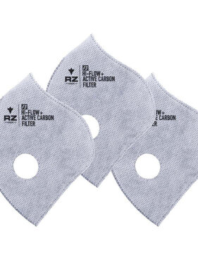 RZ Mask RZMask RZM3-F3 High-Flow Filter With Active Carbon 3-Pack